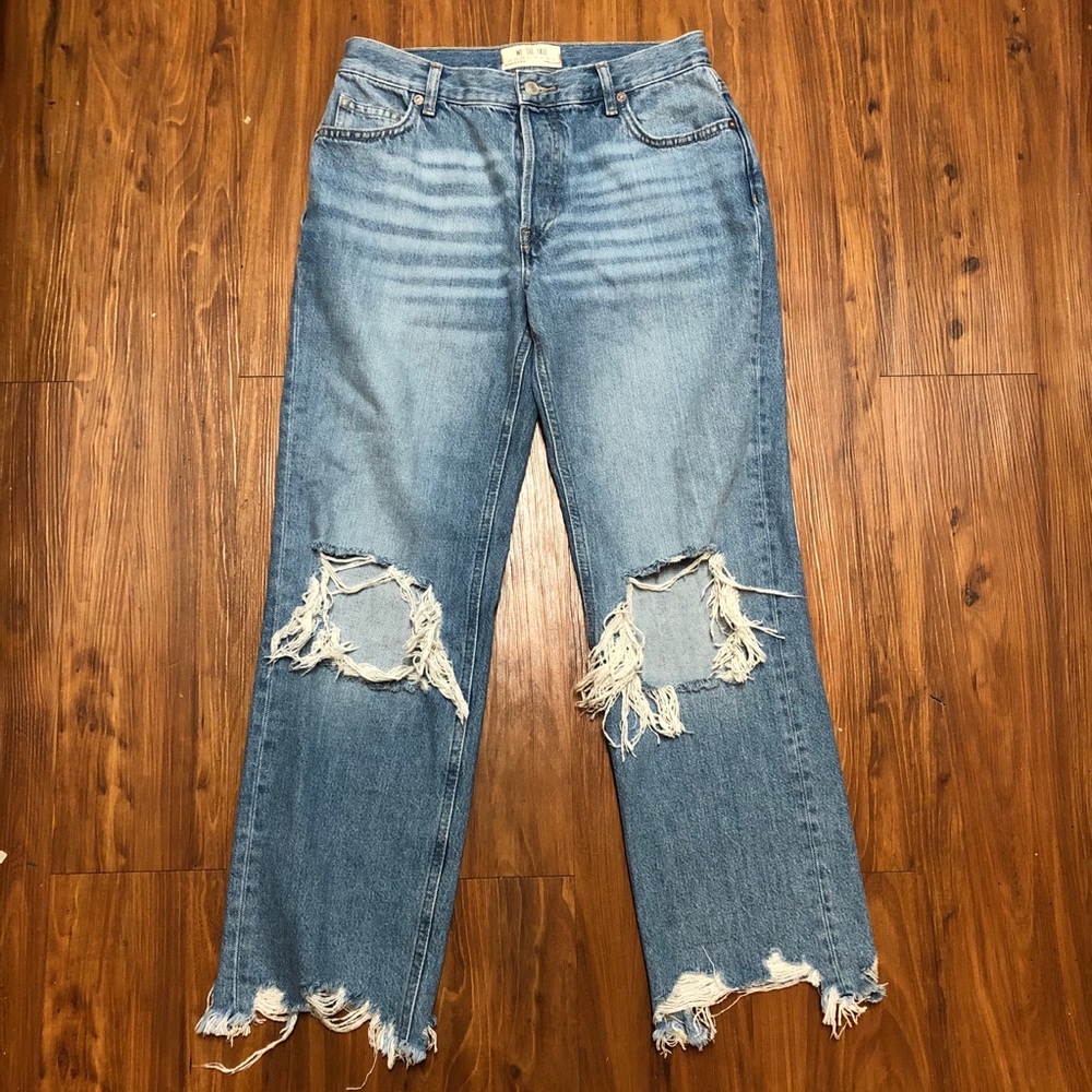We The Free Free People Ripped BoHo Jeans - Picture 4 of 7